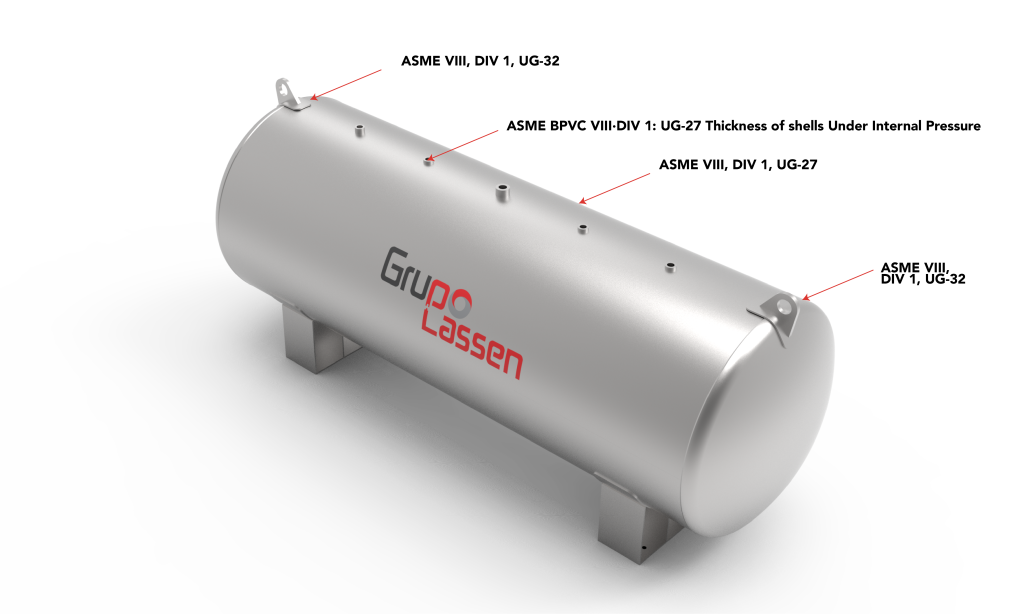 tanques a presión grupo lassen, cumplimiento normativo ASME
